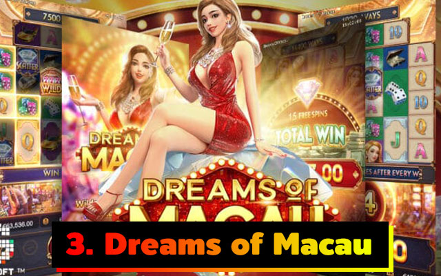 แนะนำเกมสล็อต PG Dreams of Macau